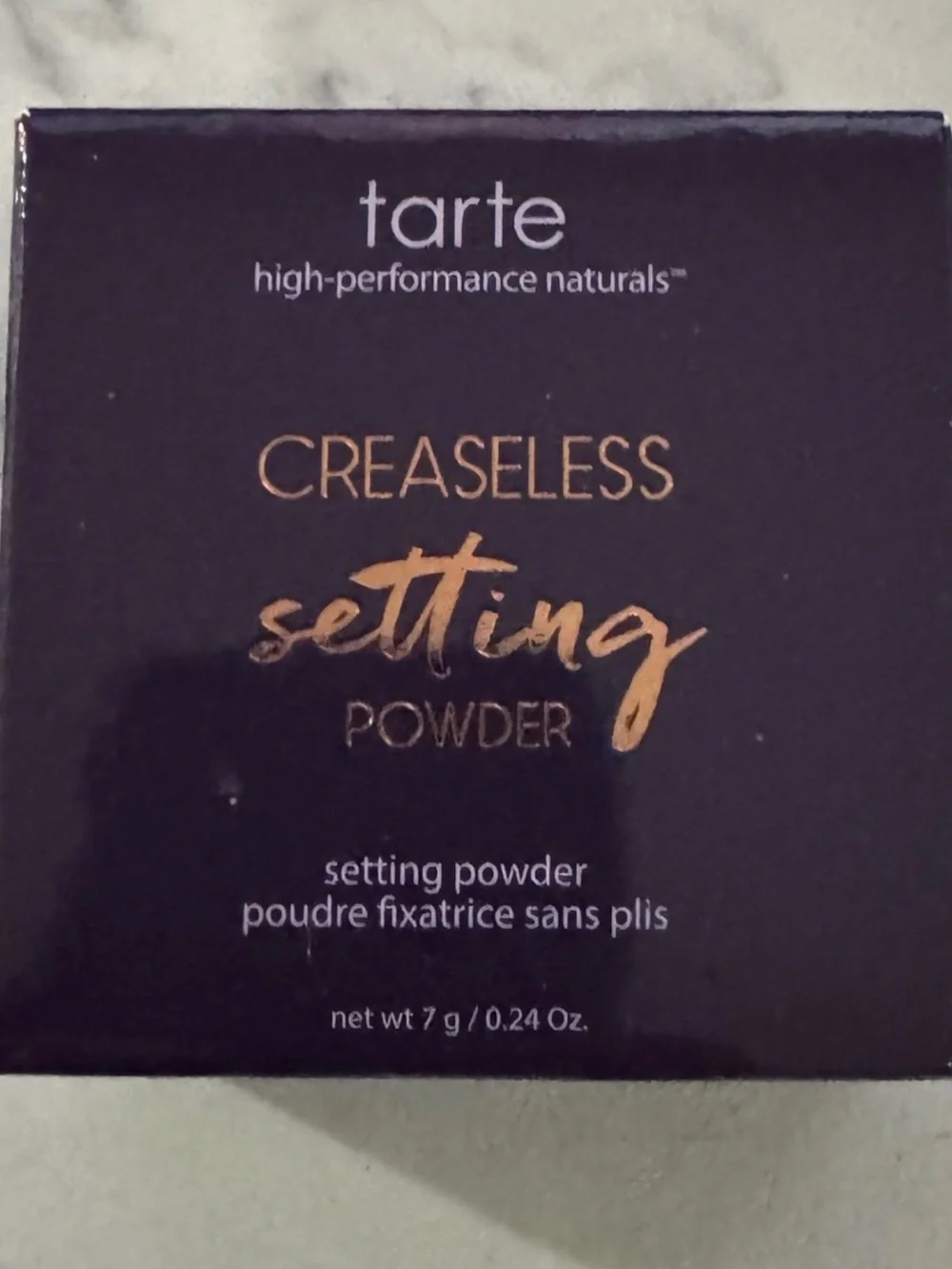 TARTE CREASELESS SETTING POWDER—FULL SIZE PINK